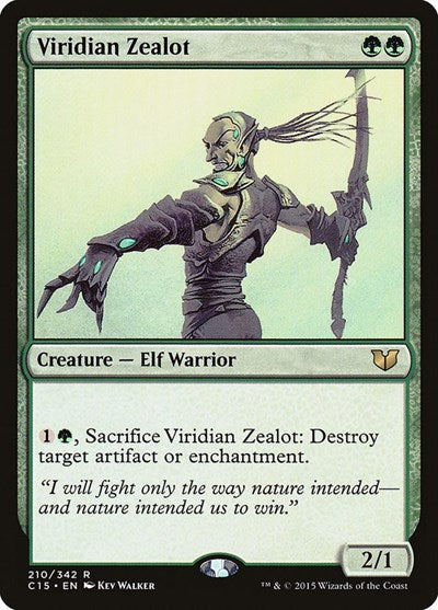 Viridian Zealot [Commander 2015] | Exor Games Dartmouth