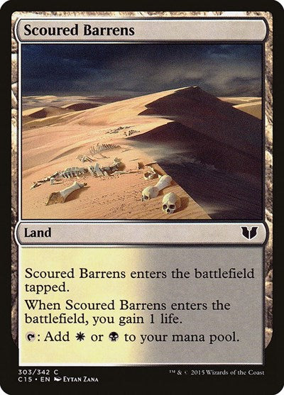 Scoured Barrens [Commander 2015] | Exor Games Dartmouth