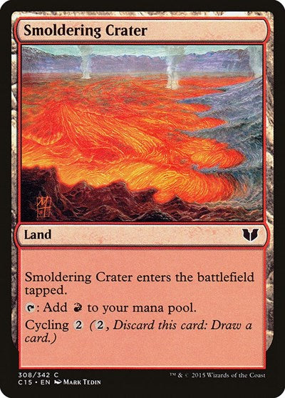 Smoldering Crater [Commander 2015] | Exor Games Dartmouth