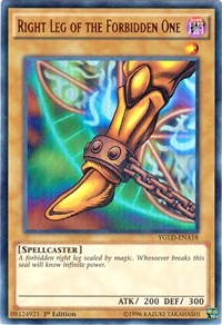 Right Leg of the Forbidden One (A) [YGLD-ENA18] Ultra Rare | Exor Games Dartmouth