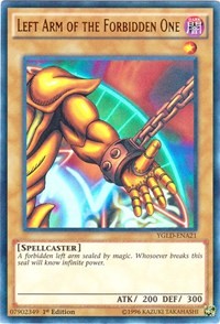 Left Arm of the Forbidden One (A) [YGLD-ENA21] Ultra Rare | Exor Games Dartmouth