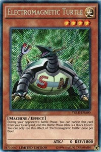 Electromagnetic Turtle [YGLD-ENA00] Secret Rare | Exor Games Dartmouth