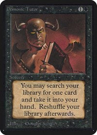 Demonic Tutor [Limited Edition Alpha] | Exor Games Dartmouth