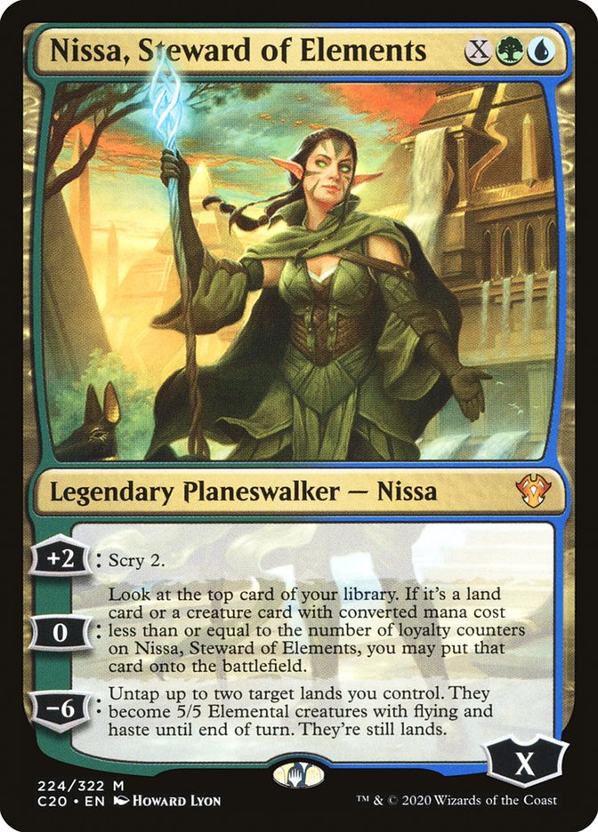 Nissa, Steward of Elements [Commander 2020] | Exor Games Dartmouth