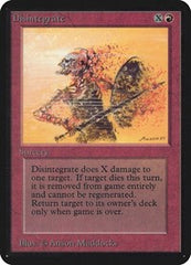 Disintegrate [Limited Edition Alpha] | Exor Games Dartmouth