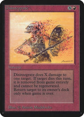 Disintegrate [Limited Edition Alpha] | Exor Games Dartmouth
