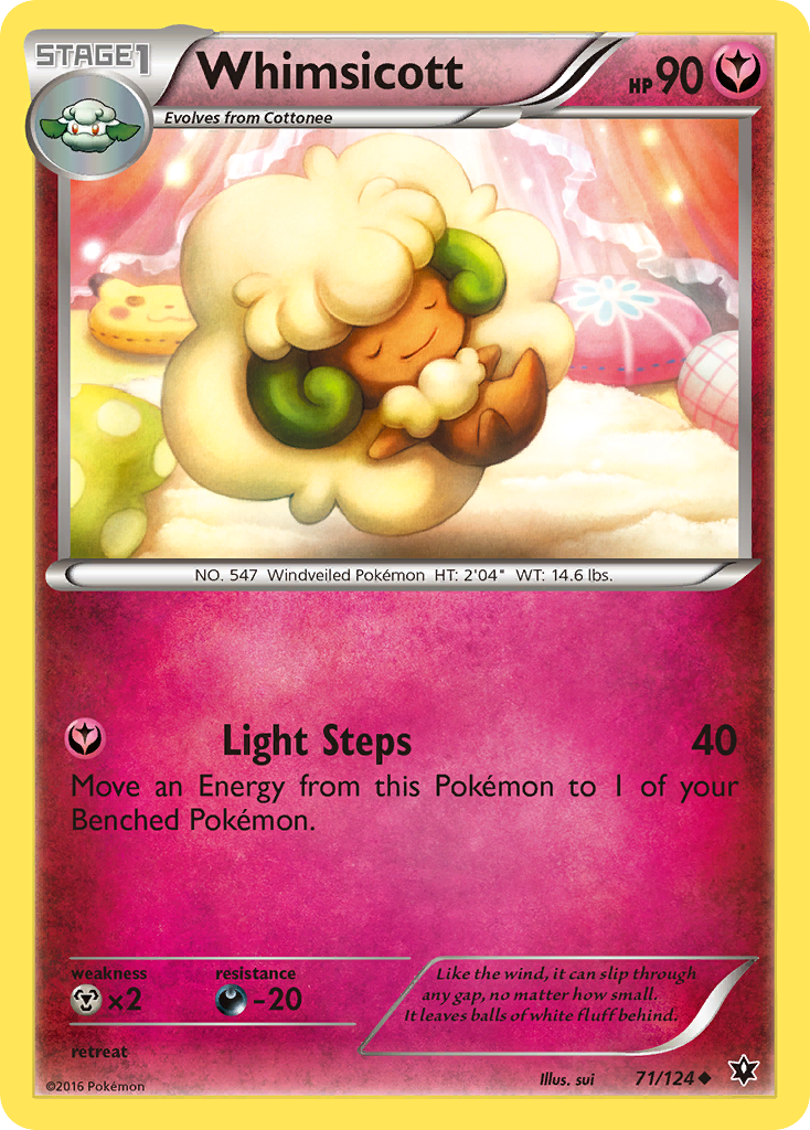 Whimsicott (71/124) [XY: Fates Collide] | Exor Games Dartmouth