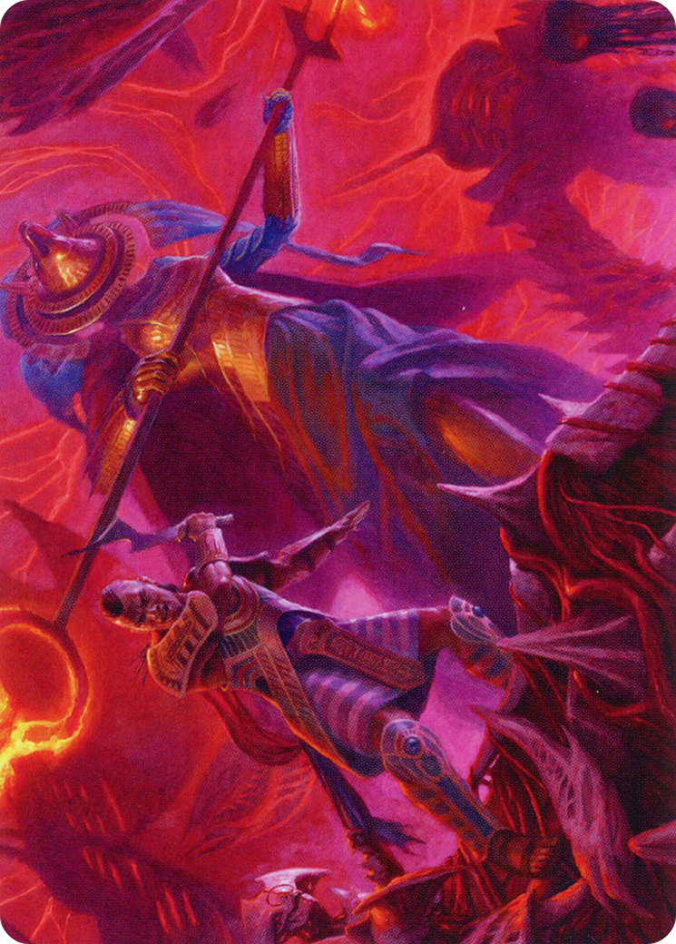 Djeru and Hazoret Art Card [March of the Machine Art Series] | Exor Games Dartmouth