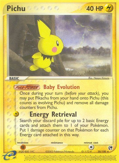 Pichu (20/100) [EX: Sandstorm] | Exor Games Dartmouth