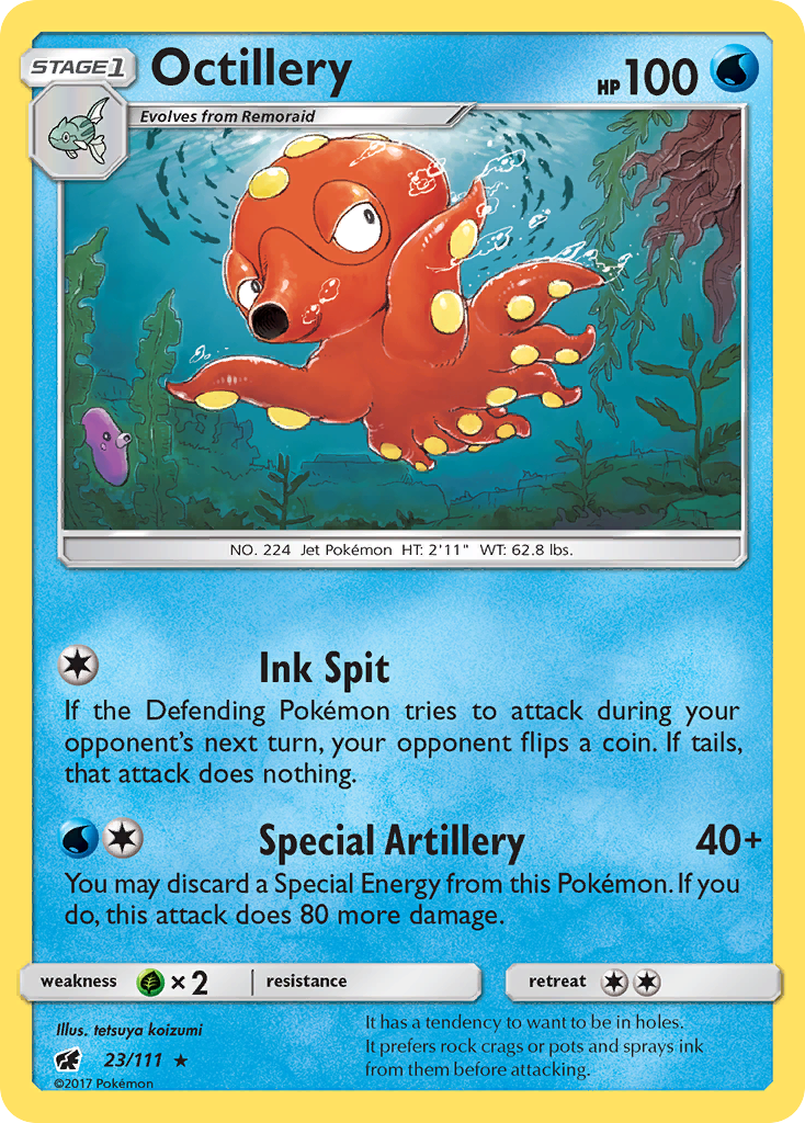 Octillery (23/111) [Sun & Moon: Crimson Invasion] | Exor Games Dartmouth