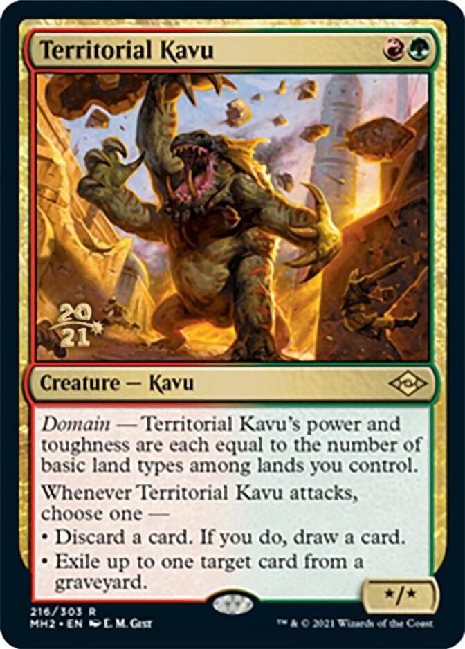 Territorial Kavu [Modern Horizons 2 Prerelease Promos] | Exor Games Dartmouth