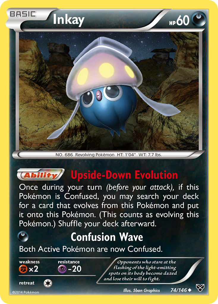 Inkay (74/146) [XY: Base Set] | Exor Games Dartmouth