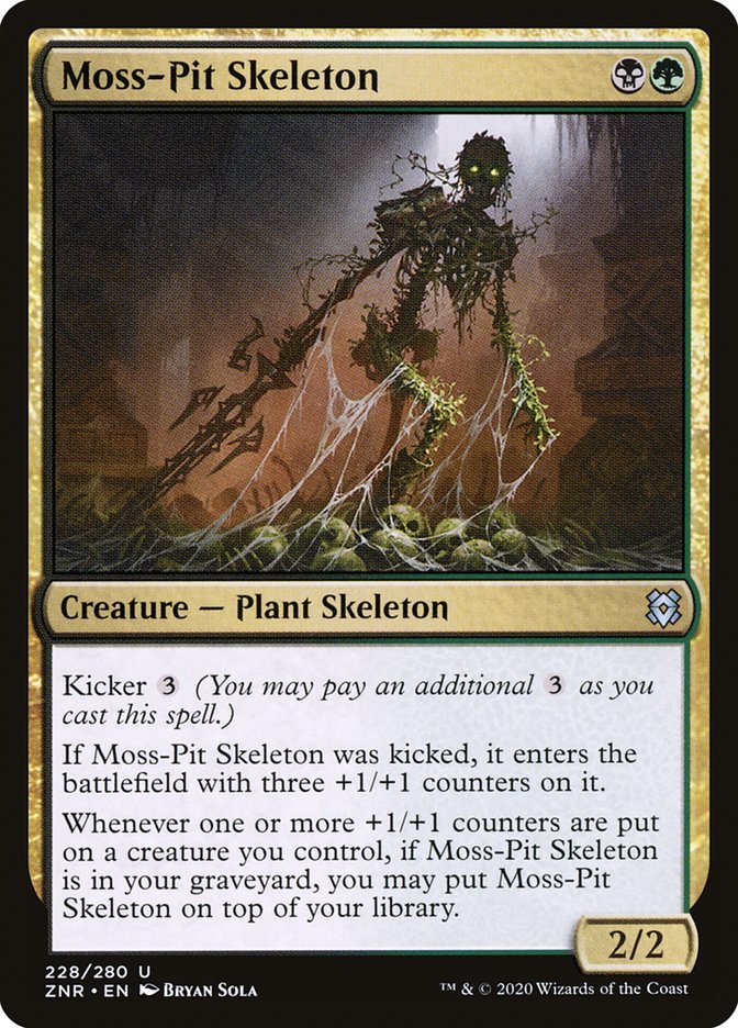 Moss-Pit Skeleton [Zendikar Rising] | Exor Games Dartmouth