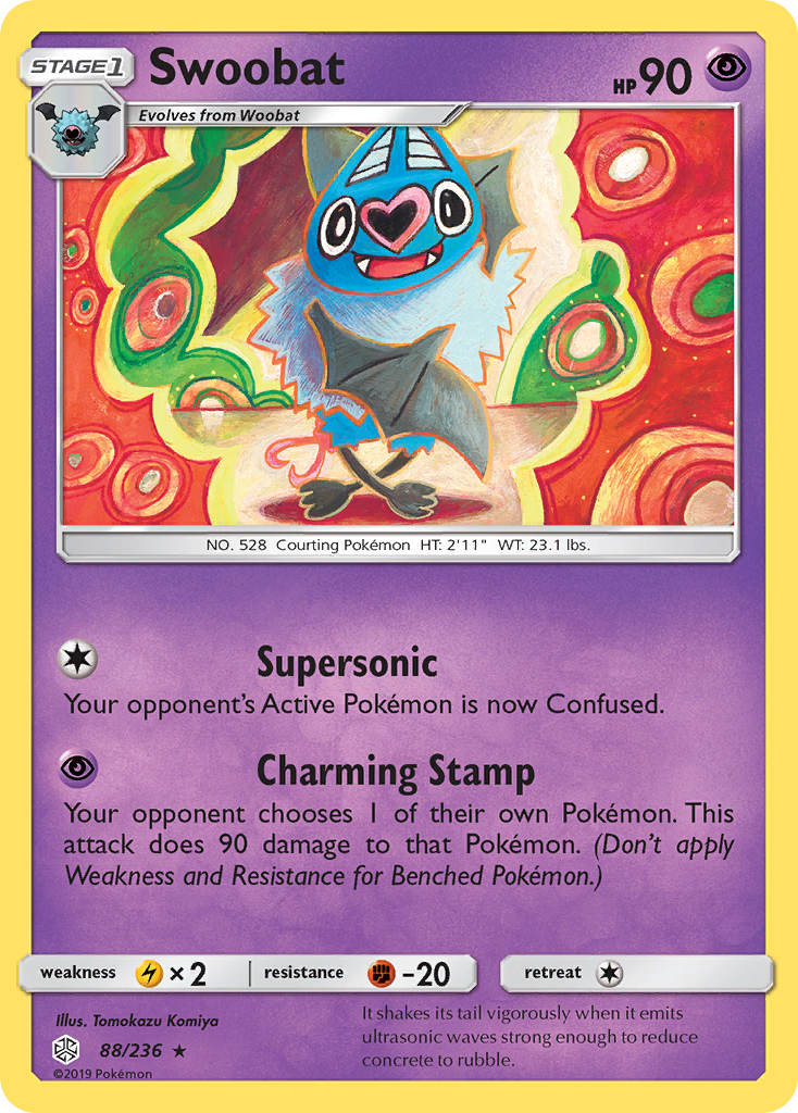 Swoobat (88/236) [Sun & Moon: Cosmic Eclipse] | Exor Games Dartmouth