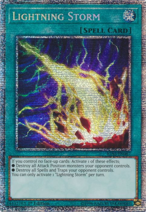 Lightning Storm [IGAS-EN067] Starlight Rare | Exor Games Dartmouth