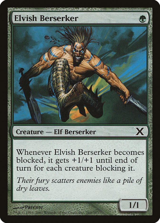 Elvish Berserker [Tenth Edition] | Exor Games Dartmouth