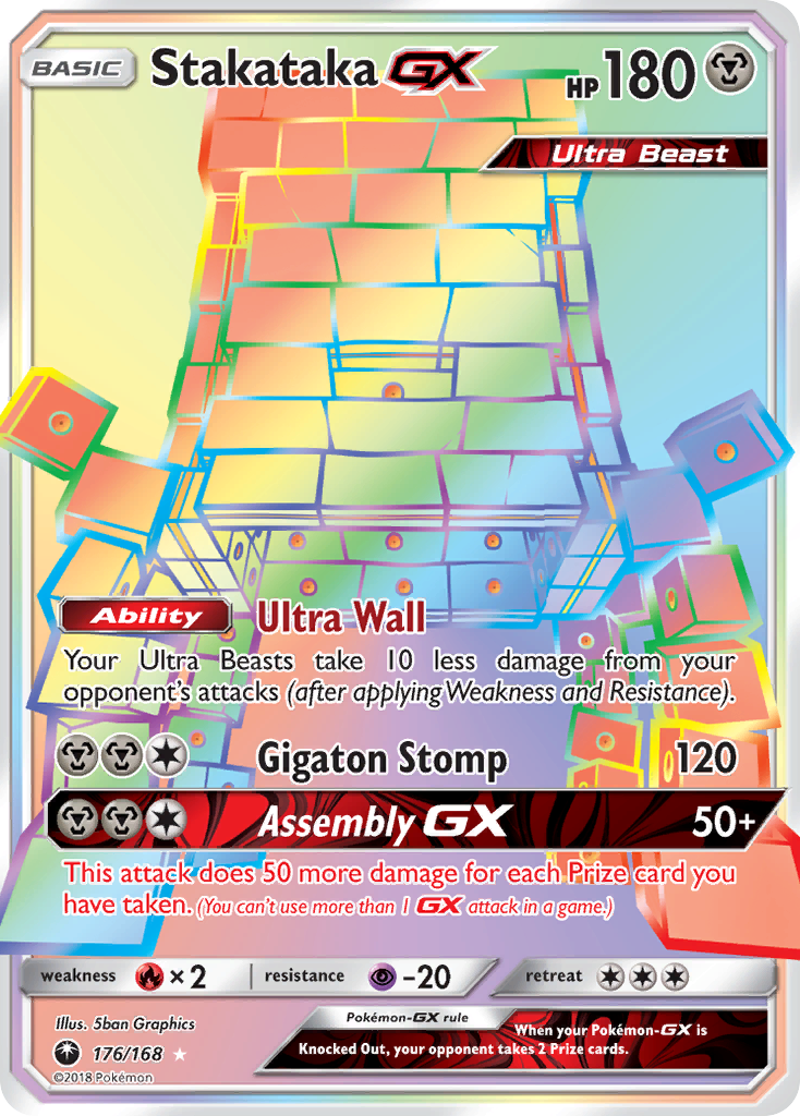 Stakataka GX (176/168) [Sun & Moon: Celestial Storm] | Exor Games Dartmouth