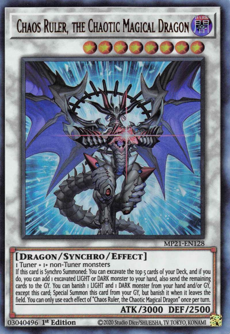 Chaos Ruler, the Chaotic Magical Dragon [MP21-EN128] Ultra Rare | Exor Games Dartmouth