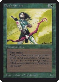 Elvish Archers [Limited Edition Alpha] | Exor Games Dartmouth