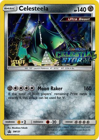 Celesteela (SM131) (Staff Prerelease Promo) [Sun & Moon: Black Star Promos] | Exor Games Dartmouth