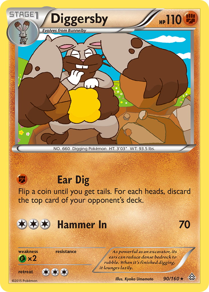 Diggersby (90/160) [XY: Primal Clash] | Exor Games Dartmouth