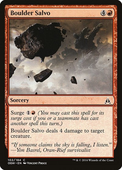 Boulder Salvo [Oath of the Gatewatch] | Exor Games Dartmouth