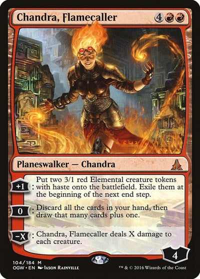 Chandra, Flamecaller [Oath of the Gatewatch] | Exor Games Dartmouth