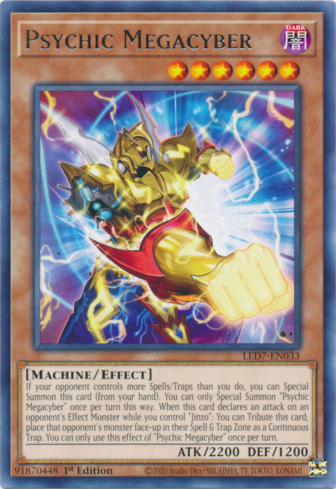 Psychic Megacyber [LED7-EN033] Rare | Exor Games Dartmouth