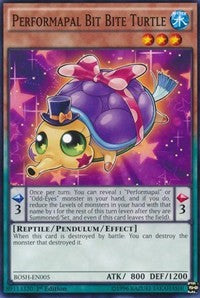 Performapal Bit Bite Turtle [BOSH-EN005] Common | Exor Games Dartmouth