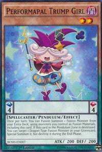 Performapal Trump Girl [BOSH-EN007] Common | Exor Games Dartmouth