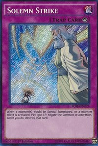 Solemn Strike [BOSH-EN079] Secret Rare | Exor Games Dartmouth