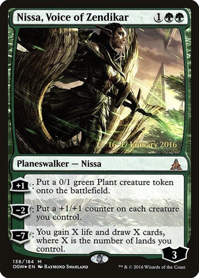 Nissa, Voice of Zendikar [Oath of the Gatewatch Promos] | Exor Games Dartmouth