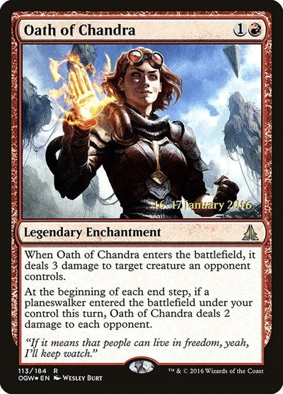 Oath of Chandra [Oath of the Gatewatch Promos] | Exor Games Dartmouth