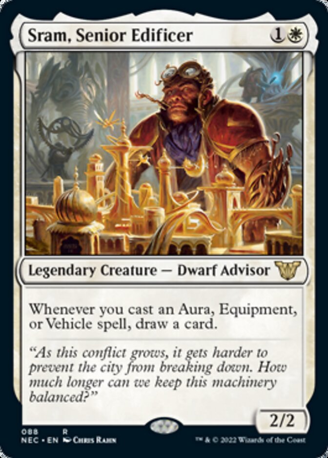 Sram, Senior Edificer [Kamigawa: Neon Dynasty Commander] | Exor Games Dartmouth