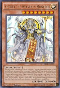 Ehther the Heavenly Monarch [SR01-EN000] Ultra Rare | Exor Games Dartmouth