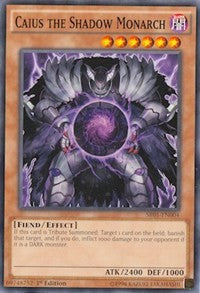 Caius the Shadow Monarch [SR01-EN004] Common | Exor Games Dartmouth