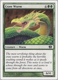 Craw Wurm [Eighth Edition] | Exor Games Dartmouth