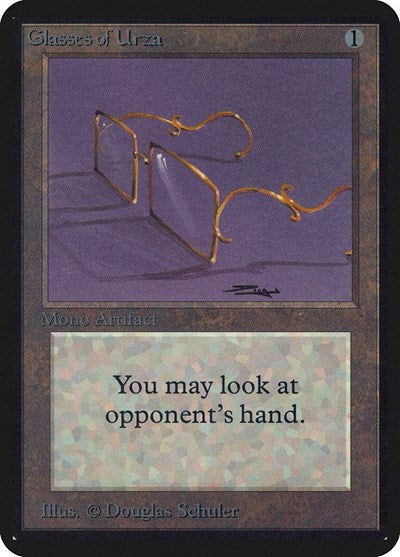 Glasses of Urza [Limited Edition Alpha] | Exor Games Dartmouth