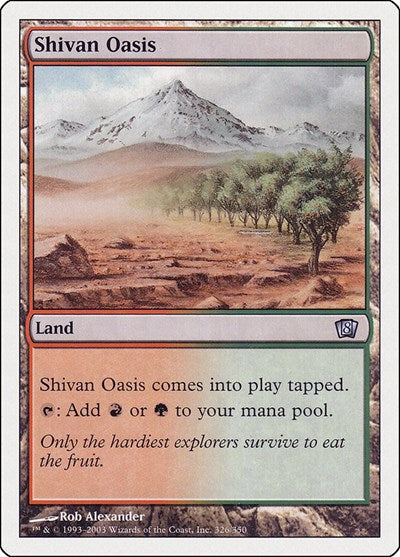 Shivan Oasis [Eighth Edition] | Exor Games Dartmouth