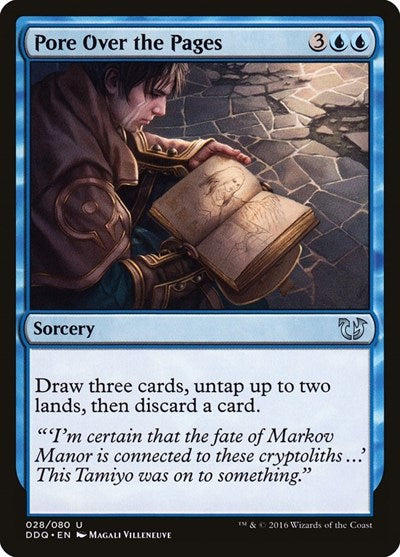 Pore Over the Pages [Duel Decks: Blessed vs. Cursed] | Exor Games Dartmouth