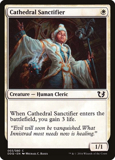 Cathedral Sanctifier [Duel Decks: Blessed vs. Cursed] | Exor Games Dartmouth