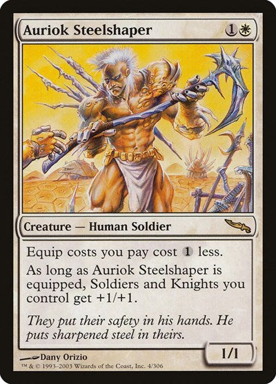 Auriok Steelshaper [Mirrodin] | Exor Games Dartmouth