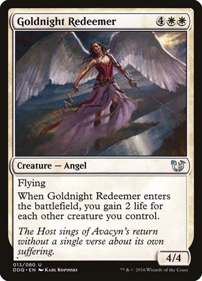 Goldnight Redeemer [Duel Decks: Blessed vs. Cursed] | Exor Games Dartmouth