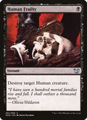 Human Frailty [Duel Decks: Blessed vs. Cursed] | Exor Games Dartmouth