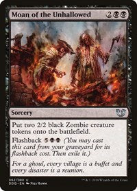 Moan of the Unhallowed [Duel Decks: Blessed vs. Cursed] | Exor Games Dartmouth