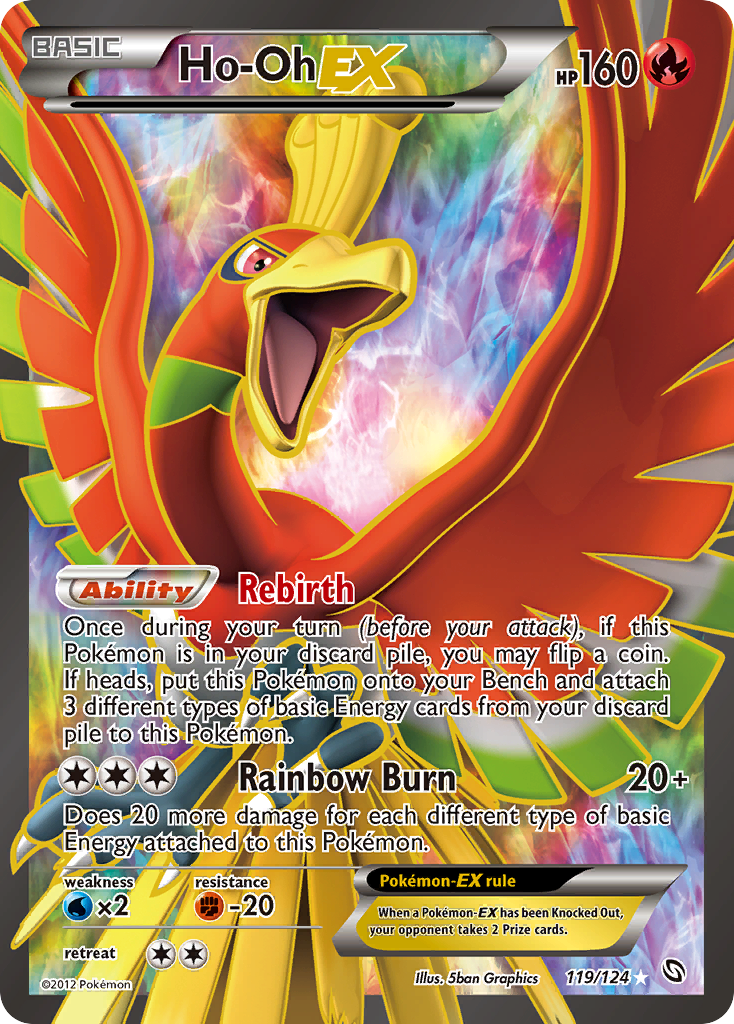 Ho-Oh EX (119/124) [Black & White: Dragons Exalted] | Exor Games Dartmouth