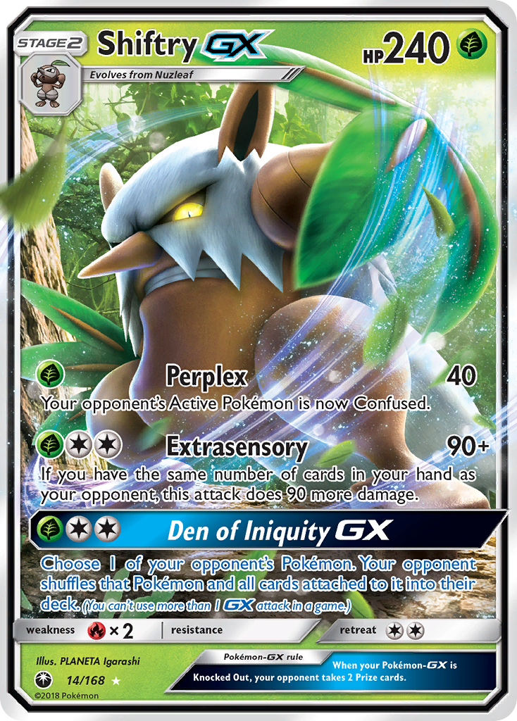 Shiftry GX (14/168) [Sun & Moon: Celestial Storm] | Exor Games Dartmouth