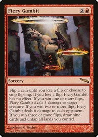 Fiery Gambit [Mirrodin] | Exor Games Dartmouth
