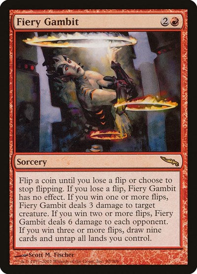 Fiery Gambit [Mirrodin] | Exor Games Dartmouth