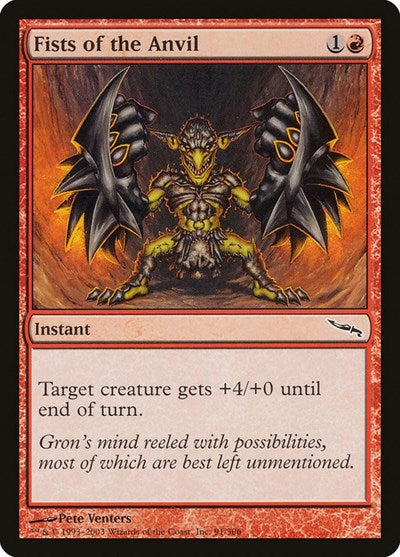 Fists of the Anvil [Mirrodin] | Exor Games Dartmouth